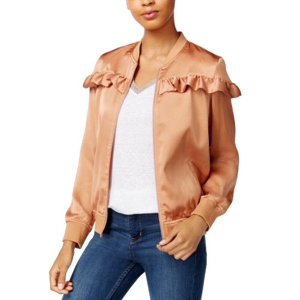 Maison Jules Ruffled Bomber Jacket - Picture 2 of 2